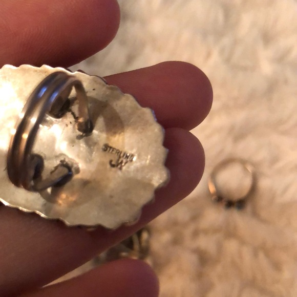 Boho turquoise ring bundle- - Picture 2 of 4